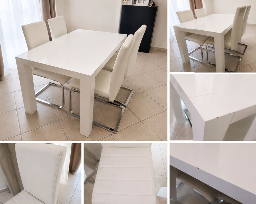 Mesa de Jantar + 4 Cadeiras