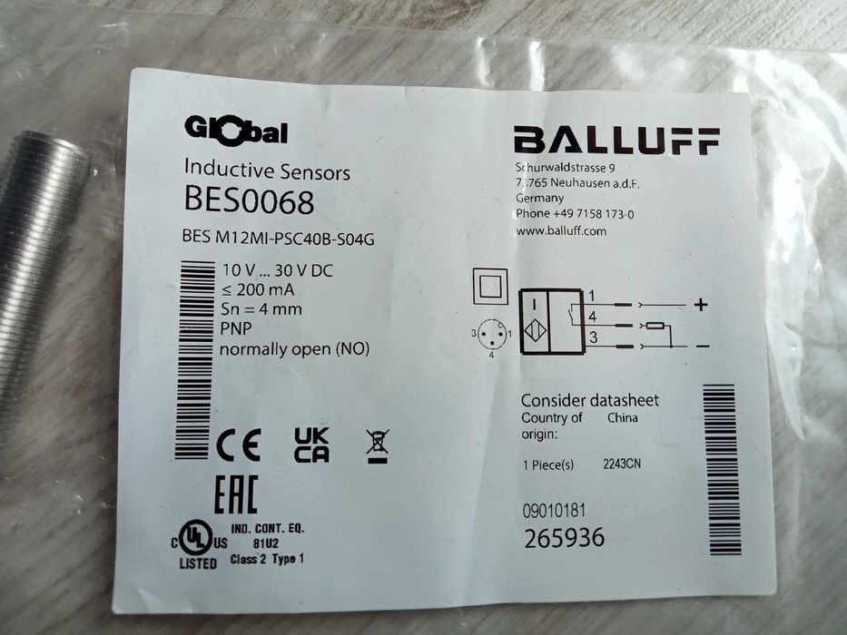 Nowe czujniki indukcyjne. Balluff i Ifm