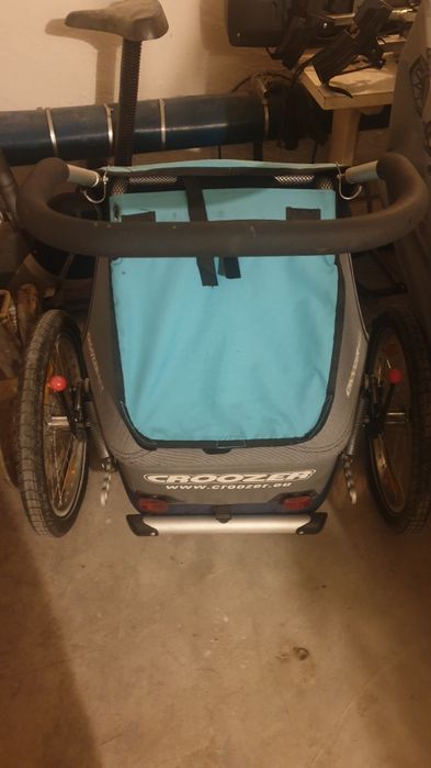 Przyczepka rowerowa dla dziecka croozer 3w1