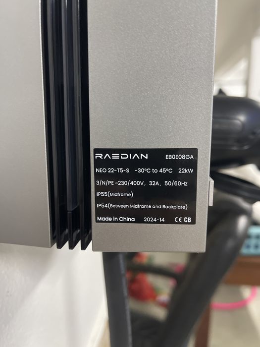 Carregado de carros raedian 22kw