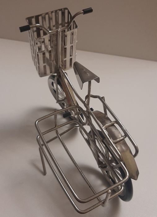 Dekoracja, rower, miniatura z PRL