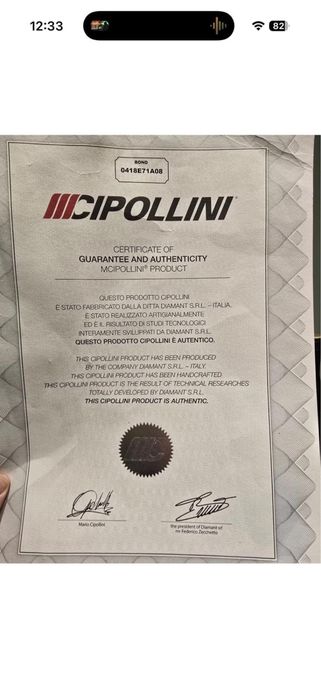 Frameset  szosowy Cipollini Bond aero  r.L