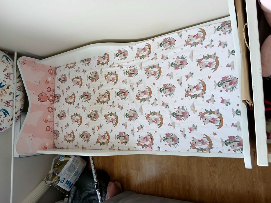 Łóżko dzieciece z materacem 140x70