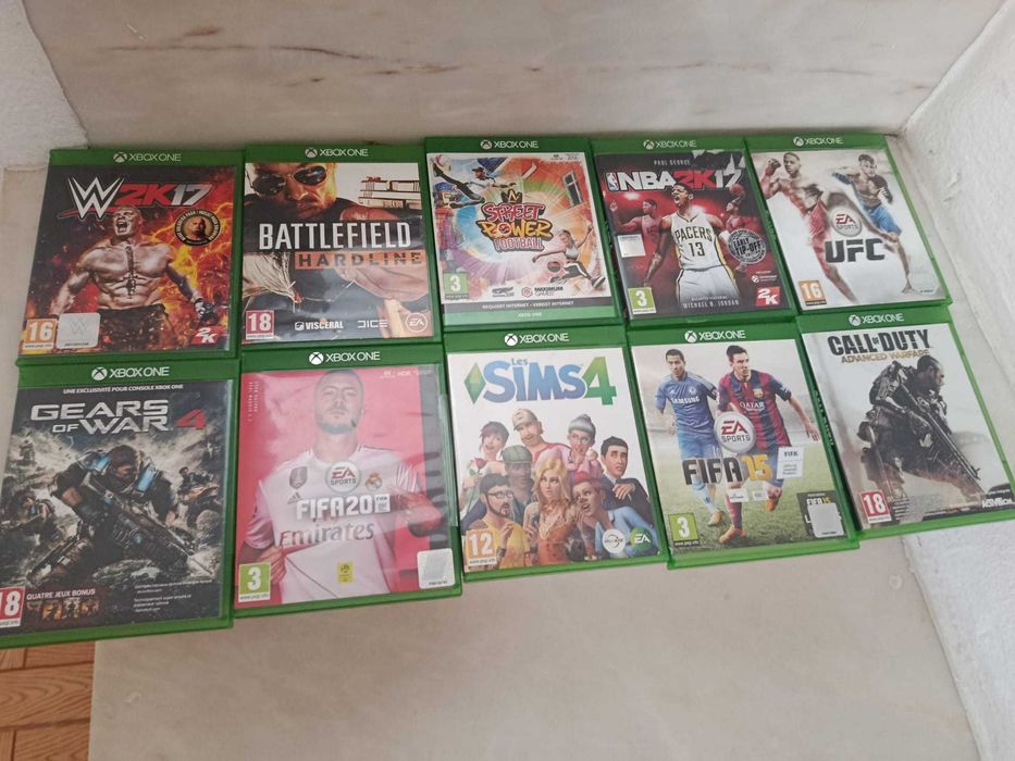 Consola Xbox One S 1TB + 1 comando + 12 jogos