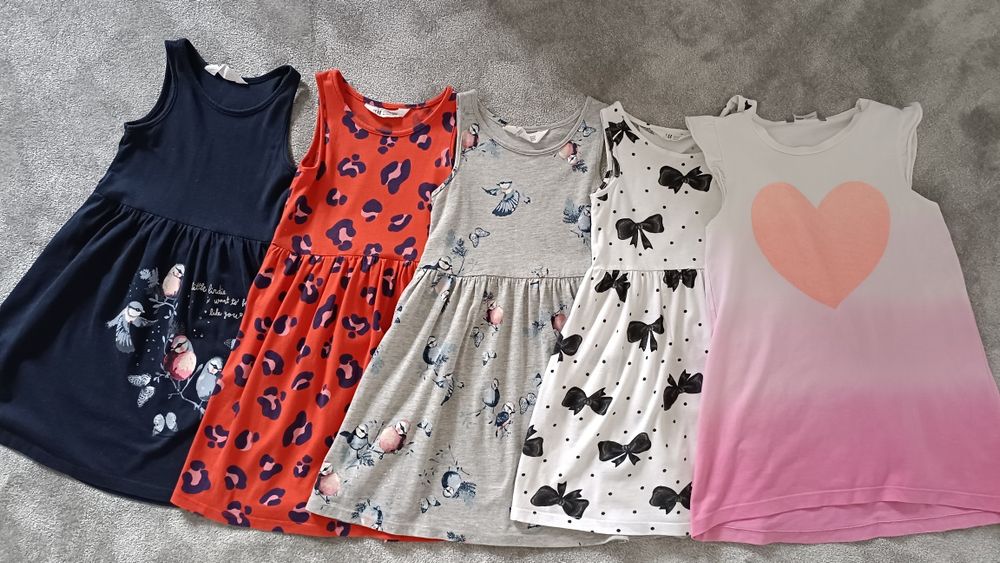 H&M sukienki 110/116