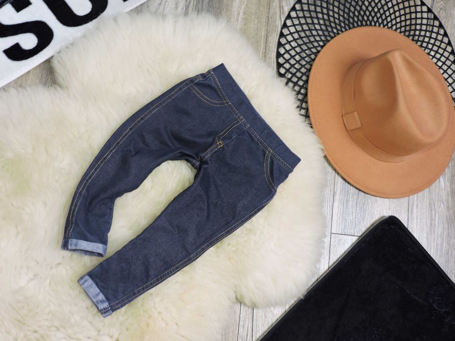 Zara - legginsy ala jeans r 86