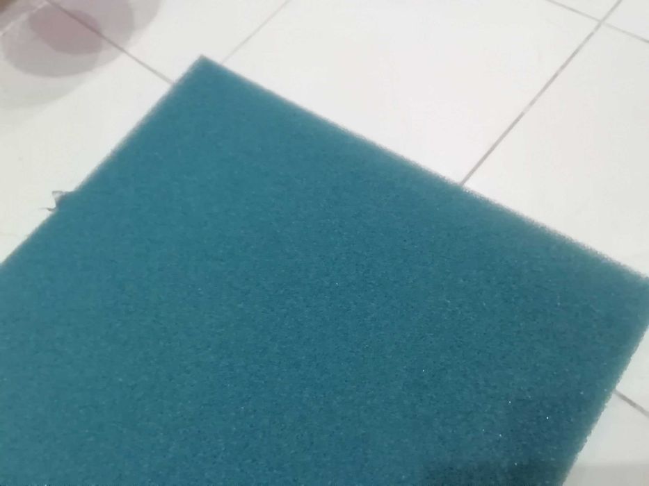 Esponja para aquario.