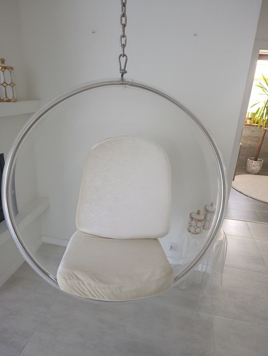 Fotel kula wiszący bubble