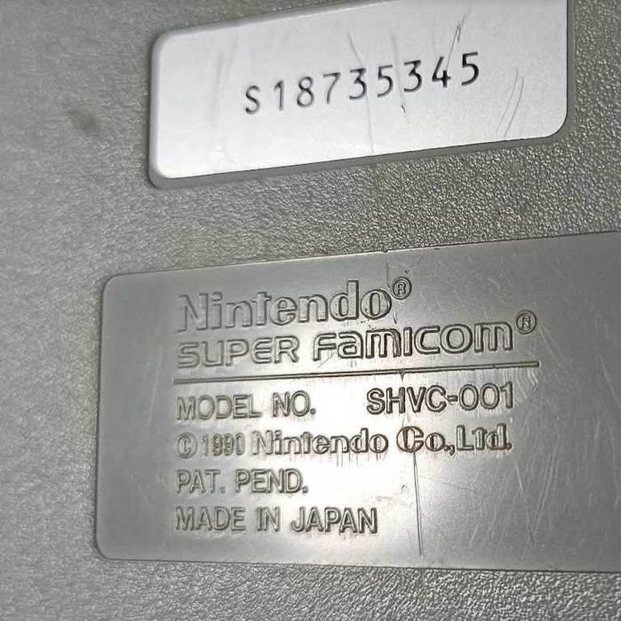 Приставка Nintendo Super Famicom Snes 1990 года+7 катриджей тех