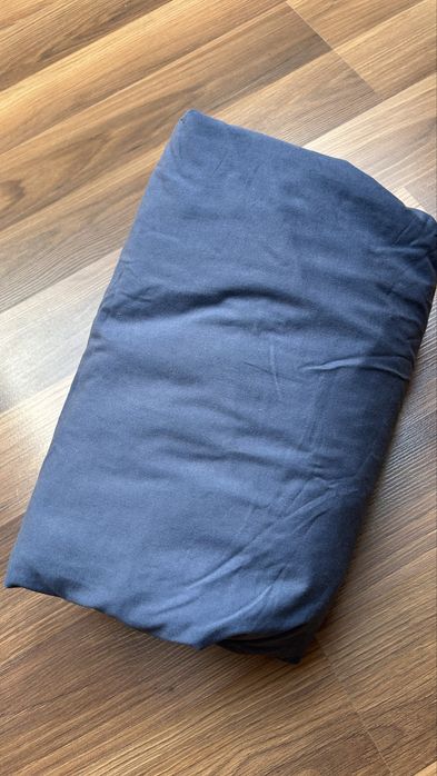 Prześcieradło na gumce granatowe Ikea 140x200 cm