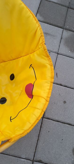 Krzesełko ogrodowe fotelik żyrafa