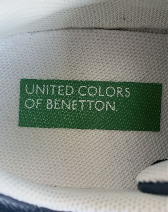 Buty Benetton 30 skóra naturalna sneakersy komunia wkładka 18,5 cm