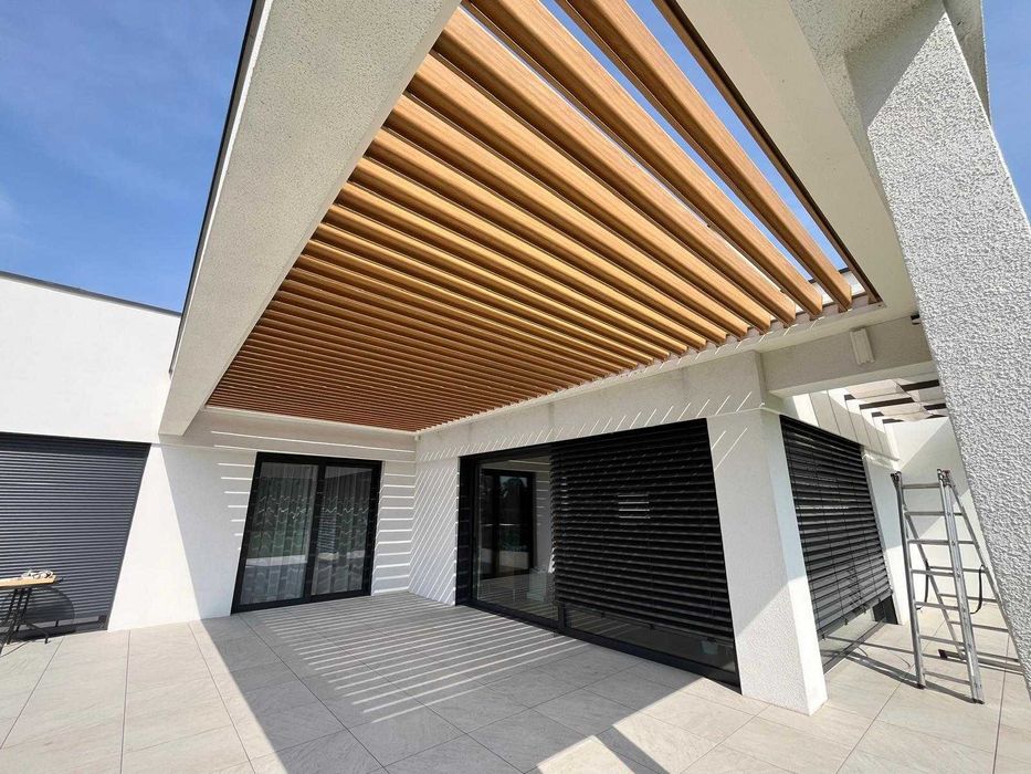 Pergola tarasowa aluminiowa Firmy AM Pergola System - Producent Śląsk