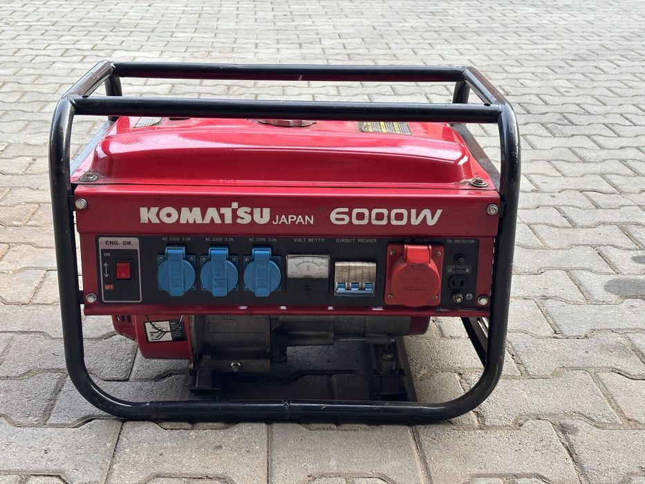 Бензогенератор Komatsu 6000w