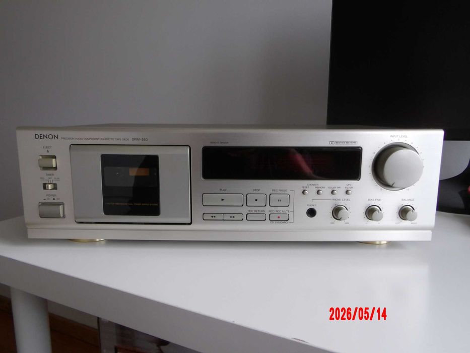 Denon DRM-550 kolor szampański stan jak NOWY