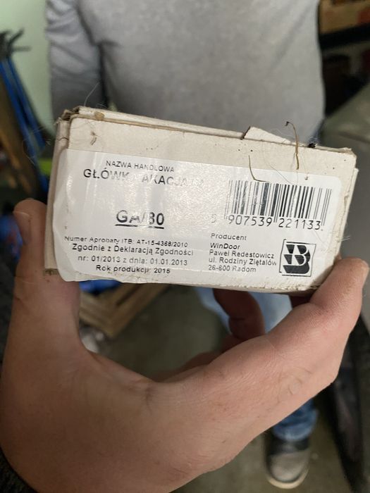 Drzwi wewnętrzne 80 cm akacja komplet