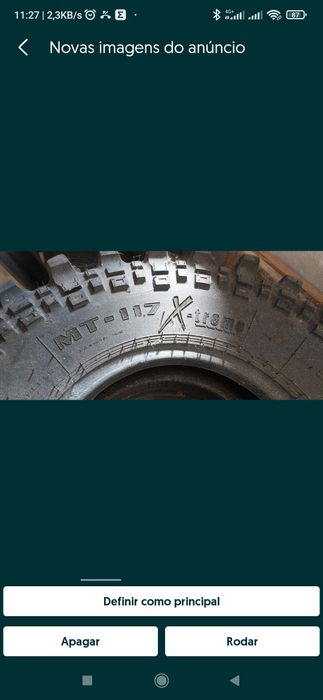 Pneus Silverstone MT-117 Xtreme 33x10.50 e parachoque afn samurai