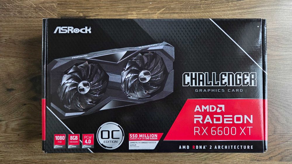 ASRock Radeon RX 6600 XT Challenger 8GB OC GDDR6