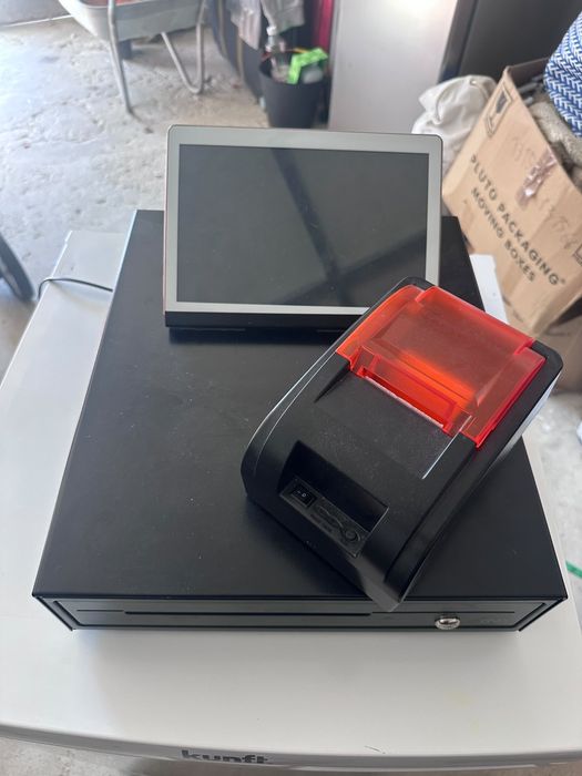 Caixa registadora com tablet