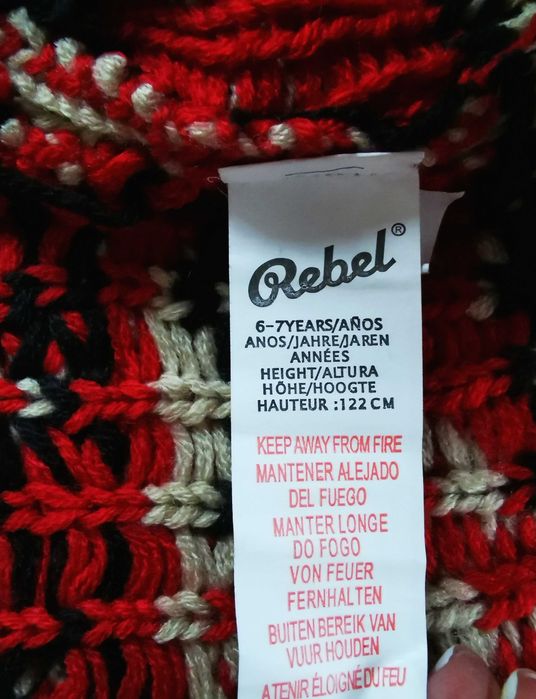 Wełniany sweter chłopięcy, 6-7 lat, 122 cm,Primark