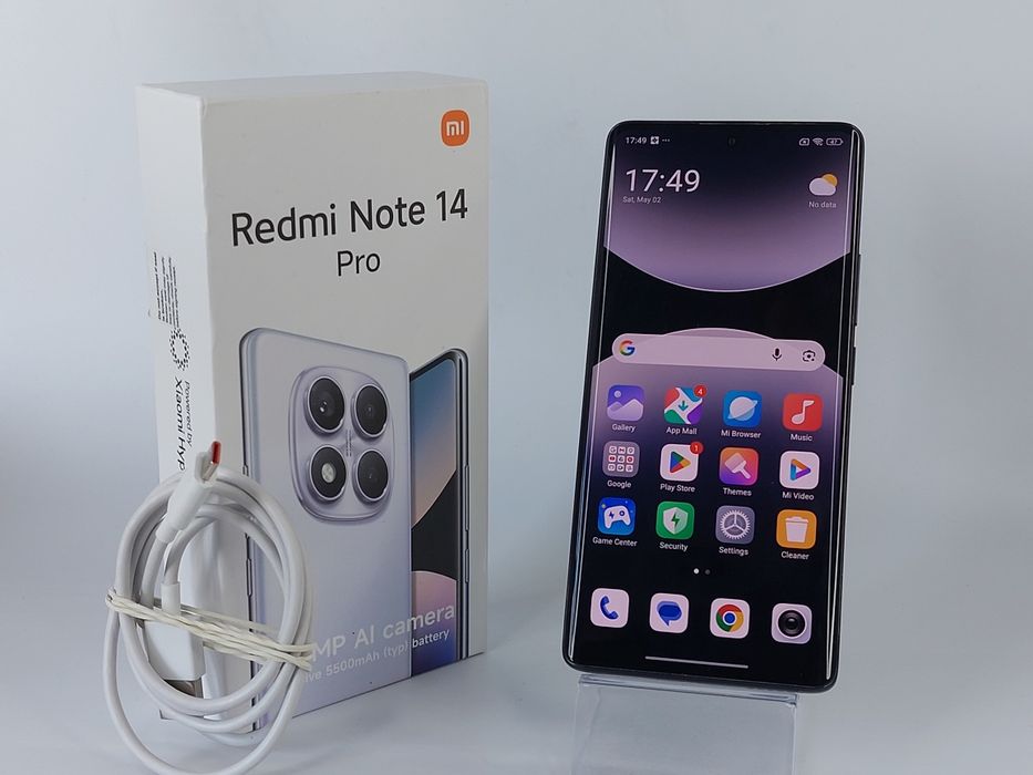 Xiaomi Redmi Note 14 Pro Czarny 256GB/8GB - Bardzo Dobry Stan