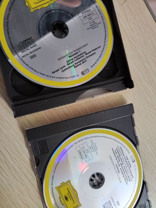 Peter Ilyich Tchaikovsky Mazeppa Neeme Järvi CD + książka