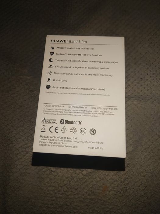 Pudełko Huawei Band 3Pro