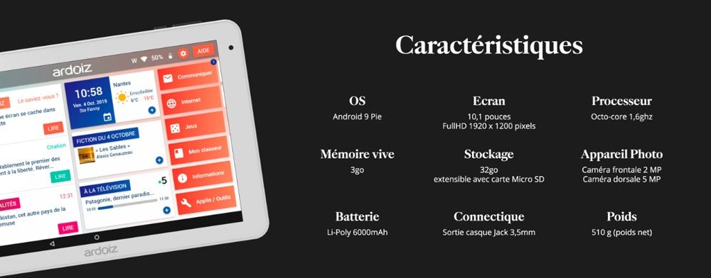 TABLET 10.1 IPS 12,8 GHZ 32GB 4G LTE GPS 8-Rdzeni