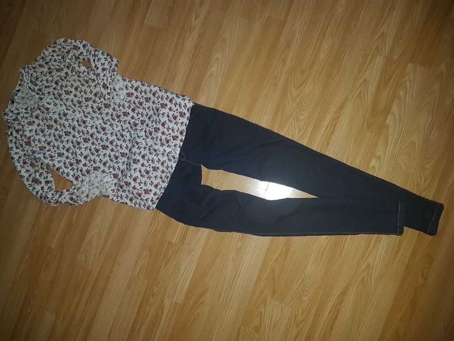 TERRANOVA jegginsy spodnie rurki 40 L