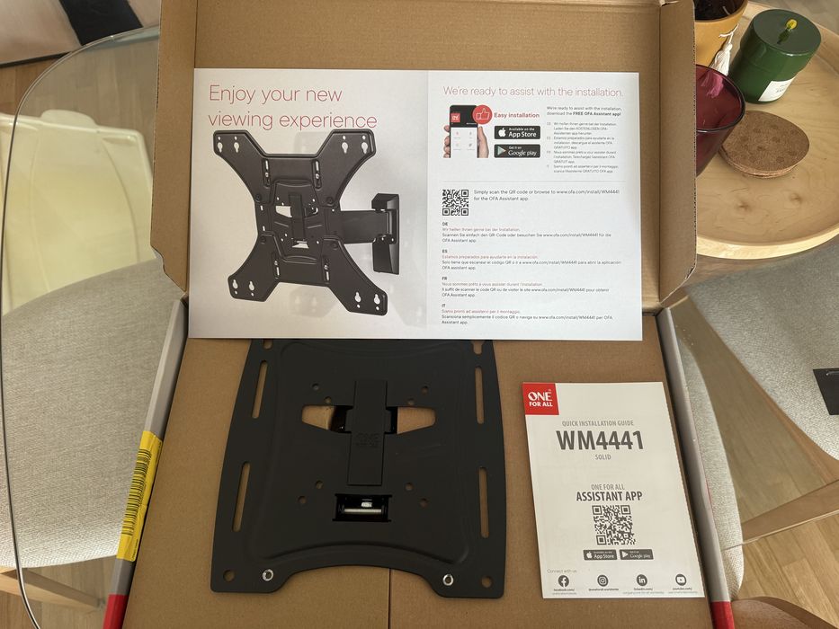 Suporte para TV One for All Novo