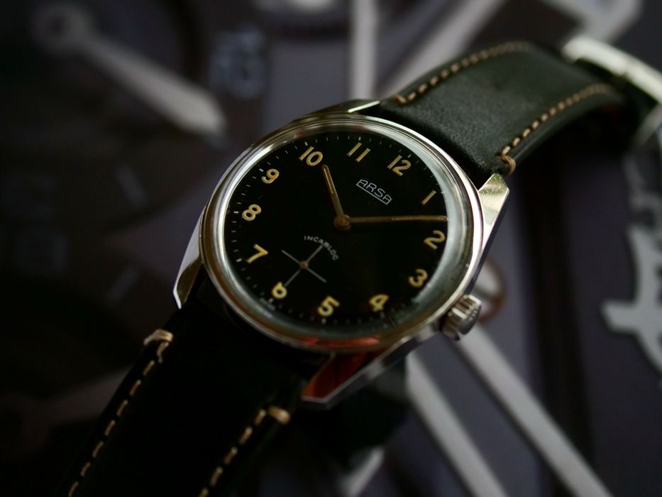 Arsa zegarek szwajcarski swiss made vintage piekny stary