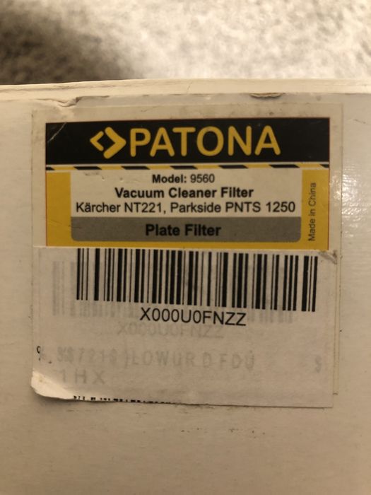 Filtr zmywalny parkside PNTS 1250, Karcher NT221