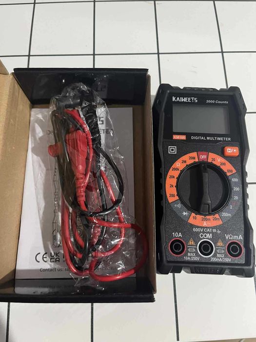 Multimetr cyfrowy KAIWEETS KM100 – nowy