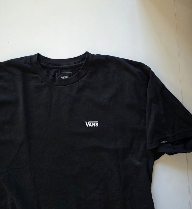 Vans koszulka męska czarna M basic gładka z logo skate