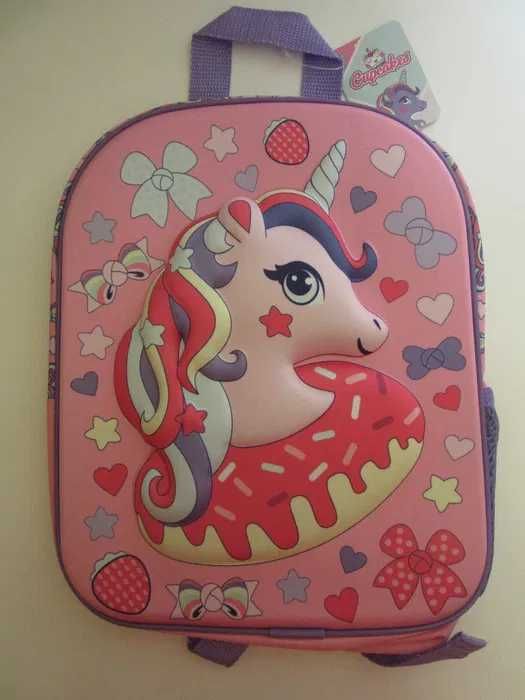 mochila infantil LOL, shimmer, unicórnio