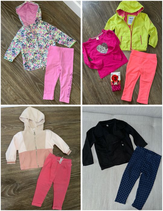 Пакет вещей 1-1,5г 80-86 см куртка кофта косуха штаны лосины реглан