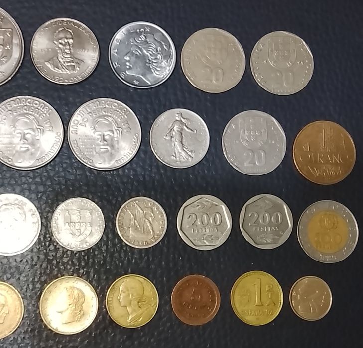 Conjunto de Moedas Antigas