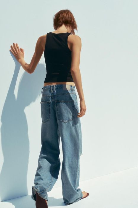 Джинсы багги zara baggy 36.40 джинси баггі S, M, L