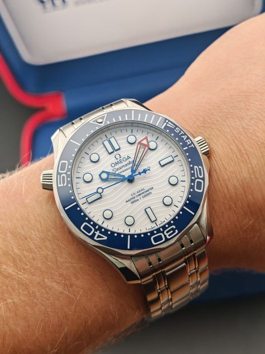 Omega Seamaster Diver 300 M America's Cup 210.30.42.20.04.002 Pudełko i ...