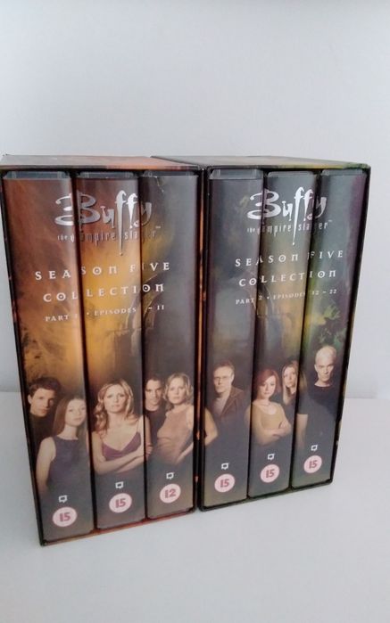 VHS: Angel 1-3 Season ou Buffy the Vampire Slayer 5