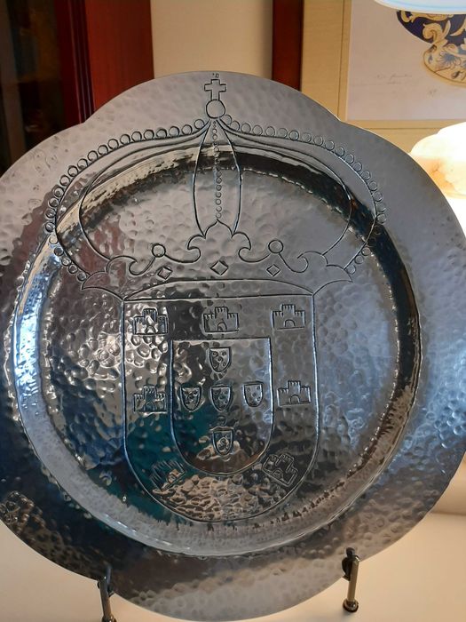 República Prato Prata de lei Diam. 34 cm.