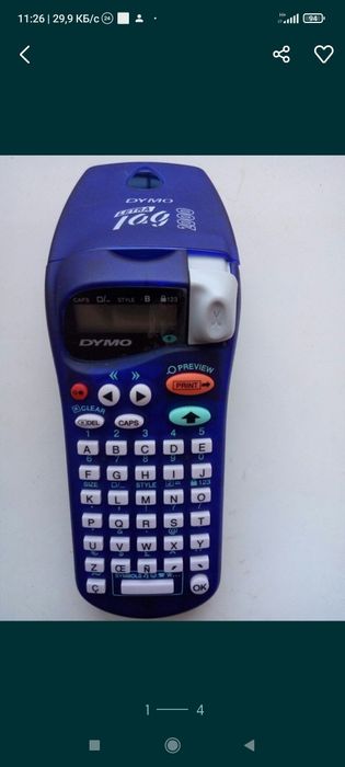 Принтер этикеток Dymo Letra Teg 2000