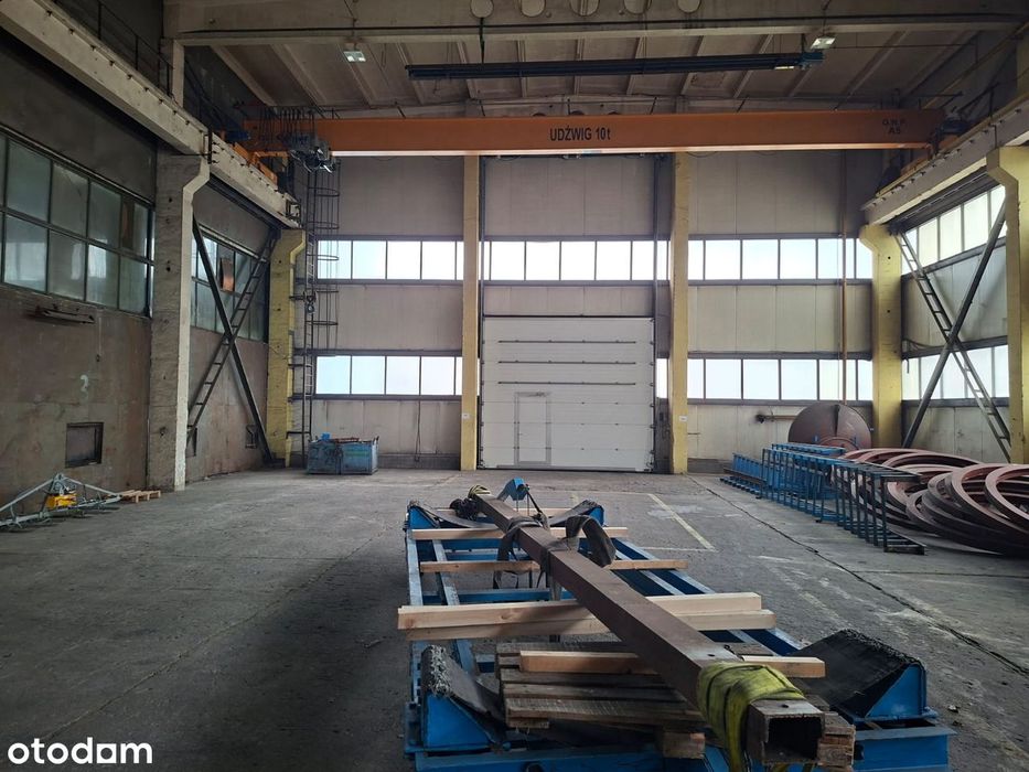 Hala na wynajem 3660 m² z suwnicami