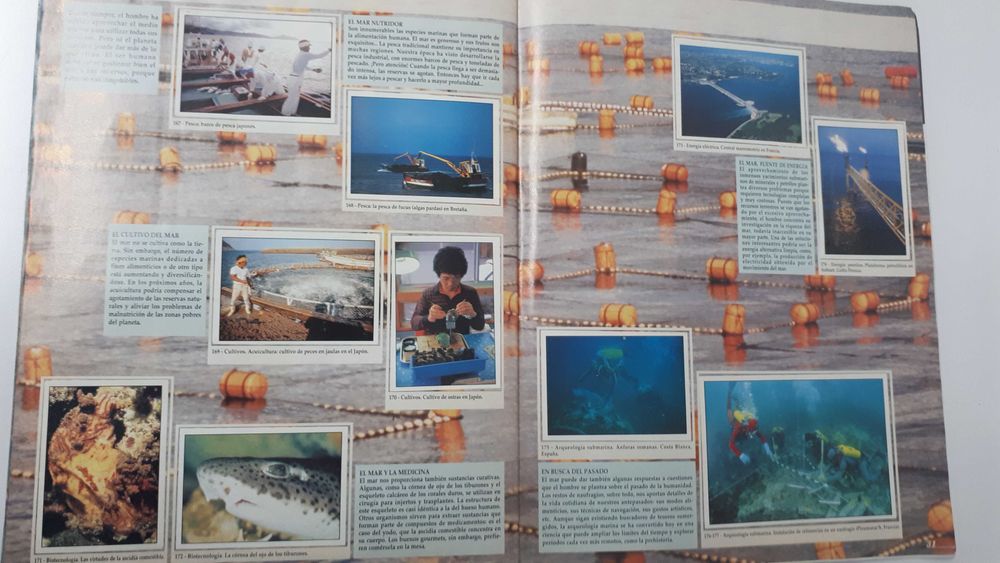 Caderneta de cromos completa O PLANETA AZUL