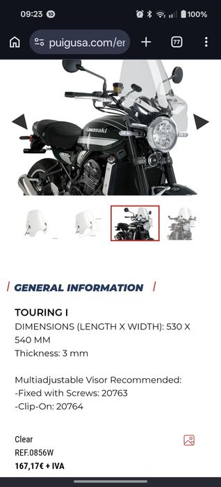 Vidro Puig Touring I