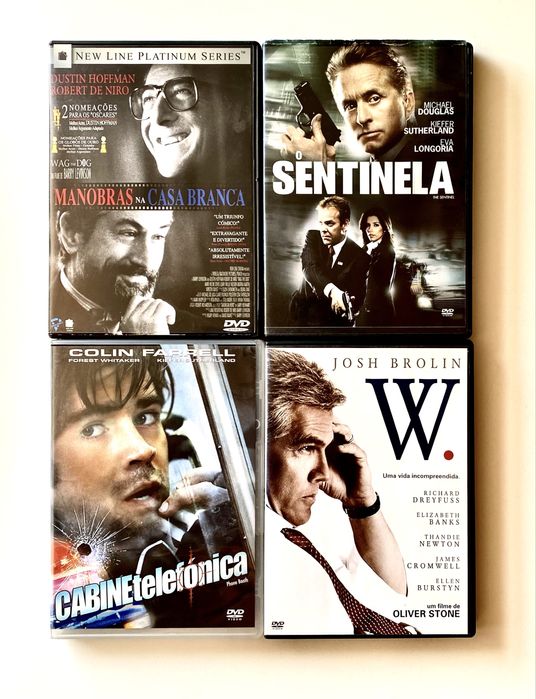 Conjunto de 4 DVDs