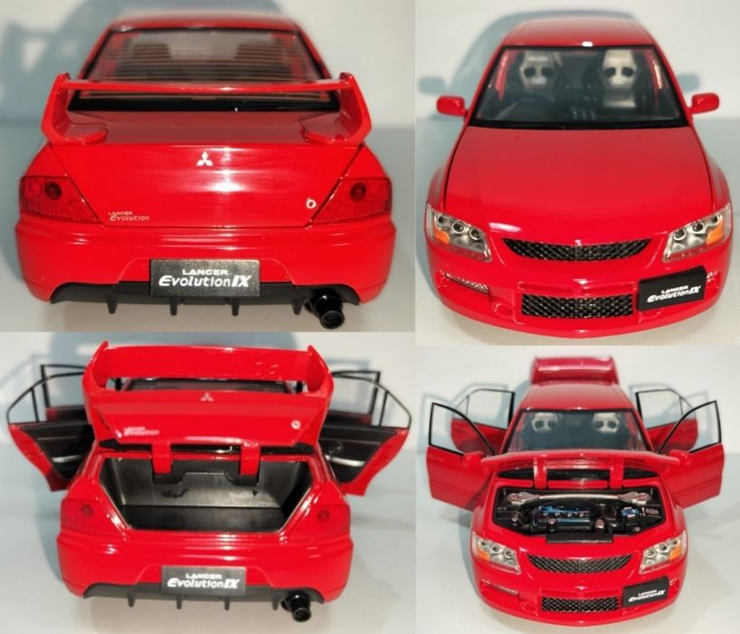 Mitsubishi Lancer Evolution IX модель 1:22 Jinlifang Металл звук