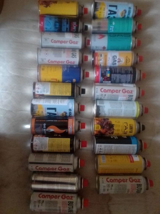 Здача, покупка пустих цангових, маленьких газових балончиків