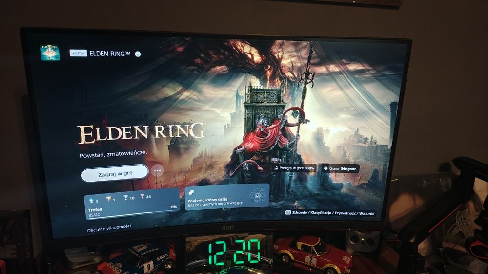 Monitor AOC 27 cali C27G2E ( zakrzywiony ekran ) - stan jak nowy