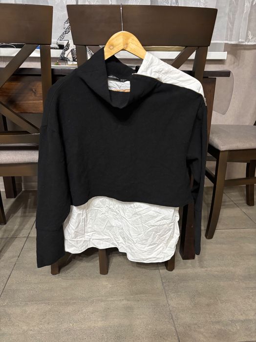 Кофта з сорочкою  подвійна Зара розмір ес ель